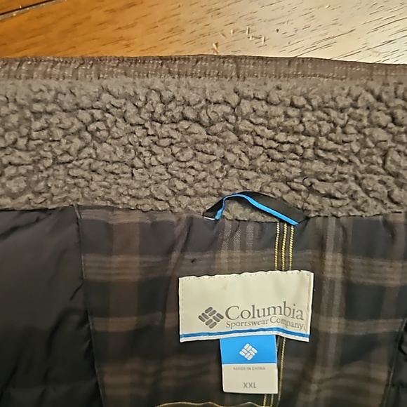 Columbia Gray Puffy Heavy Coat Men's Size XXL - Picture 8 of 9